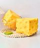 YAMAMA Big Cheese Block Slow-Rising Jumbo Squishy Toy. ( Pack of 1 )