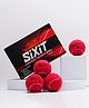 SiXiT Cricket Tennis Ball Heavy (Pack of 6)