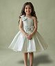 smile baby NX Tissue Woven Sleeveless Sequins Embellished Bow Applique Detailed Dress - Light Green