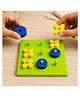 VGRASSP 3D Tic Tac Toe Board Game Toy For Kids And Adults - Tabletop Zero & Cross Strategy Puzzle For Brain Training And Logical Thinking - Portable Travel Friendly Return Gift - Color May Vary