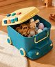 Little Surprise Box Cartoon Toy Bus-Shaped Storage Box For Kids-Teal