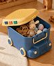 Little Surprise Box Cartoon Toy Bus-Shaped Storage Box For Kids-Blue
