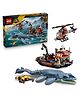 LEGO Jurassic World Mosasaurus Dinosaur Boat Attack Toy 703 pieces-77983