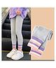 Ziory Knit Static Designed Tights - Light Grey