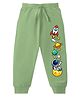 KAVEE Cotton Knit Space Theme Printed Joggers - Olive Green