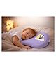 TINSY DreamRest Kids Memory Foam Pillow (Lavender Bloom, 3+ Years), Ultra Soft & Breathable, Comfortable Support Pillow (50*30*10 cm)