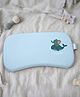TINSY CloudSoft Kids Premium Thin Memory Foam Pillow (Sky Mist), Head, Neck & Back Support Cushion, Washable Yoga Fabric Removable Cover, Ideal for Sleeping, & Resting Thin Breathable (27453 cm)