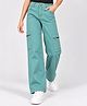Nino Togs Denim Zipper Detailed Jeans - Pastel Green