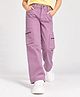 Nino Togs Denim Zipper Detailed Jeans - Mauve