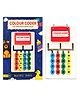 NEGOCIO Wooden Colour Coder Montessori Toy | Puzzle Game | Brain Teaser | STEM Learning Toy | Travel-Friendly | Portable | Best Birthday Gift for Kids- PACK OF 1- COLOR MAY VARY