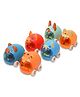 NEGOCIO Lovely Press And Go Cartoon Pet Animal Car Toy Unbreakable Toys For Kids - Pack Of 1- Color May Vary