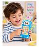 SANJARY Cute Labubu Baby Toy Phone with Light Effects, Music, Sound Buttons, Pretend Play and Interactive Educational Fun Toy for Kids color may vary