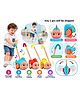 SANJARY Kids Push and Go Fish Toy with Smooth Wheels, Bright Colors, Interactive Pretend Play Gift color design may vary