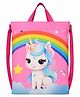 Asera Kids Backpack & Hand Carry Tote Bag for Girls | Lightweight School, Swimming, Travel, Activity & Picnic Bag | Birthday Return Gifts | 30 x 33 x 6 cm