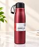 Asera Vacuum Insulated Stainless Steel Sport Water Bottle, Black, Leak-Proof Lid, BPA-Free, 8 Hours Hot 20 Hours Cold, with Carry Strap (Red)
