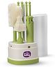 Absorbia Baby 6-in-1 Bottle Brush Set | Soft Silicone Bristles | BPA Free (Green)