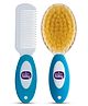 Absorbia Baby Brush and Comb Set for Newborns & Infants | 0 month Plus (Blue)