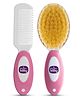 Absorbia Baby Brush and Comb Set for Newborns & Infants | 0 month Plus (Pink)