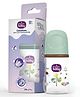 Absorbia Baby ColicEase Slim Neck PP Feeding Bottle, 125 ml, Slow Flow, 0M