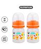 Small Wonder Admire Feeding Bottle Polypropylene Orange Pack of 2 - 60 ml