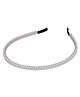 Tia Hair Accessories Pearl Embellished Hair Band - off White