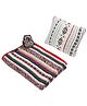 Wobbly Walk Cotton Reversible Blanket With Pillow & Toy  - Multi Colour