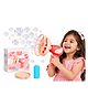 Sanjary Kids Bubble Gun Toy Automatic Bubble Blaster with Large Bubble Wheel Fun Outdoor Party Game color may vary
