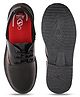 BATA Solid Colour Lace Ups Flat School Shoes -Black