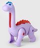 KiddyBuddy Musical Flash Light Adventure Walking Dinosaur Animal Toy - Purple