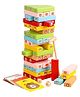 Muren Wooden beech Jenga Blocks 51 Pieces Stacking Game Colorful Printed Cartoon Attractive Domino Puzzles Making Shapes for Kids Best Gift Ideas Birthday, New Year, Christmas, Festival-Multicolor
