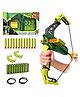 Planet of Toys Continuous Archery Bow & Arrow Toy Set for Kids | Shark Design Compound Bow with 12 Foam Darts, Quiver, Bracelet, Target & Long Range Performance | Outdoor Sports Toy Gift Age 3+