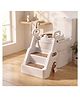 StarAndDaisy Potty Training Seat for Kids Soft Silicone Cushioned Toilet Seat for Toddlers Anti Slip Toilet Trainer with Front Splash Guard Easy Hang Hook and PP Material