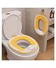 StarAndDaisy Potty Training Seat for Kids Soft Silicone Cushioned Toilet Seat for Toddlers Anti Slip Toilet Trainer with Front Splash Guard Easy Hang Hook and PP Material for Kids