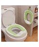 StarAndDaisy Potty Training Seat for Kids Soft Silicone Cushioned Toilet Seat for Toddlers Anti Slip Toilet Trainer with Front Splash Guard Easy Hang Hook and PP Material for Kids