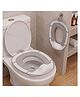 StarAndDaisy Potty Training Seat for Kids Soft Silicone Cushioned Toilet Seat for Toddlers Anti Slip Toilet Trainer with Front Splash Guard Easy Hang Hook and PP Material for Kids