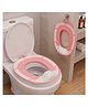 StarAndDaisy Potty Training Seat for Kids Soft Silicone Cushioned Toilet Seat for Toddlers Anti Slip Toilet Trainer with Front Splash Guard Easy Hang Hook and PP Material for Kids