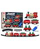 Sanjary Remote-Controlled Train 21pcs with Santa Sleigh Carriages and 21-Piece Christmas Railway Toy for Kids Collectors color design may vary