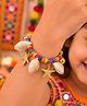 Little Tresses Navratri Theme Star & Shell Charm Embellished Bracelet - Multi Colour