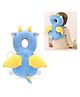 Muren Baby soft Cushion Head protector for Toddlers, Anti-fall Pillow with Adjustable Shoulder Strap suitable for young children's Dragon head protection-Blue(Color and design may Vary)