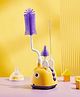 TINSY Baby Bottle Cleaning Brush with Holder| Bottle Cleaner for Feeding Bottles | Long Handle Cleaning Brush for Baby Bottles Nipples and Accessories | Yellow