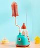 TINSY Baby Bottle Cleaning Brush with Holder| Bottle Cleaner for Feeding Bottles | Long Handle Cleaning Brush for Baby Bottles Nipples and Accessories | Sea Green