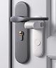 TINSY Child Safety Door Lever Lock, Baby Proof Door Handle Lock with Easy Operation, No Drill Adhesive Install, ABS+POM Durable Material, Toddler Safety Lock for Lever Handles (White)