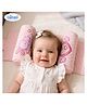 Bubzii Premium Organic Cotton Baby Bolster Safe Sleep Support Ideal Newborn Gift for Boys & Girls Pink Soft Cushion Sleep Positioner