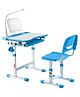 Alex Daisy Pluto Kids Height Adjustable Study Table & Chair With Lamp - Blue