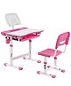 Alex Daisy Pluto Kids Height Adjustable Study Table & Chair - Pink