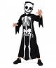 Itsmycostume Halloween Theme Full Sleeves Skeleton Witch Costume Set - Black