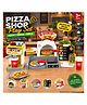 Elecart Coffee & Pizza Shop Pretend Play Set for Kids Childrens Caf Kitchen Toy with Water Coffee Machine, Sound & Reader, Pizza & Cooking Accessories, Role Play Toy Gift for Boys & Girls