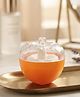 Babyden Apple Shape Powder Puff For Babies With Powder Storeage - orange