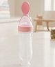 Babyden Silicone Squeeze Spoon Feeder 120ml - pink