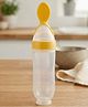 Babyden Silicone Squeeze Spoon Feeder 120ml - Yellow